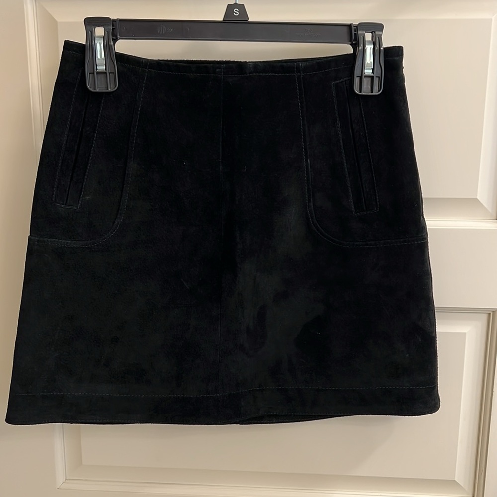 H&M suede skirt